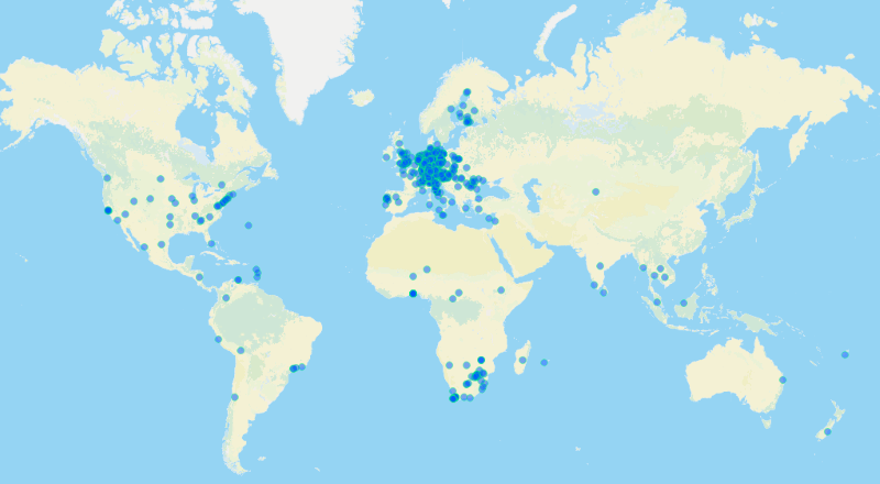 Sophia global activity map